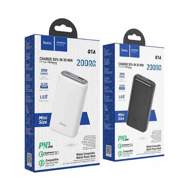 Hoco Q1A Power bank PD3.0 + QC3.0 20000mAh - TQ STORE