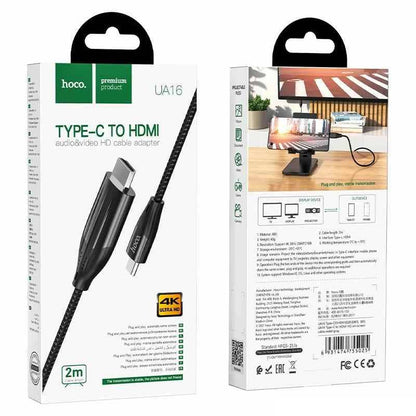 Hoco UA16 Type-C to HDMI Cable Plug And Play