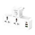 LDNIO SC2311 20W 3-Port USB Charger Extension Power Strip - TQ STORE
