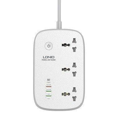 LDNIO SCW3451 WIFI Smart Universal Power Strip 3 Outlets+1 PD+1QC 3.0 + 2 Auto-ID High Output Power Socket Switches Extension - TQ STORE