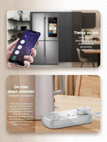 LDNIO SCW3451 WIFI Smart Universal Power Strip 3 Outlets+1 PD+1QC 3.0 + 2 Auto-ID High Output Power Socket Switches Extension - TQ STORE