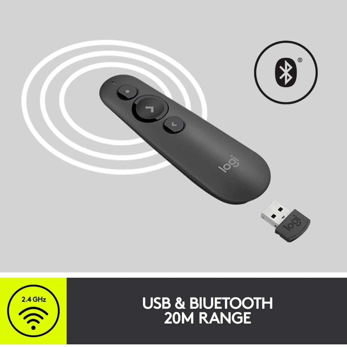 Logitech R500s Bluetooth Presentation Remote - TQ STORE