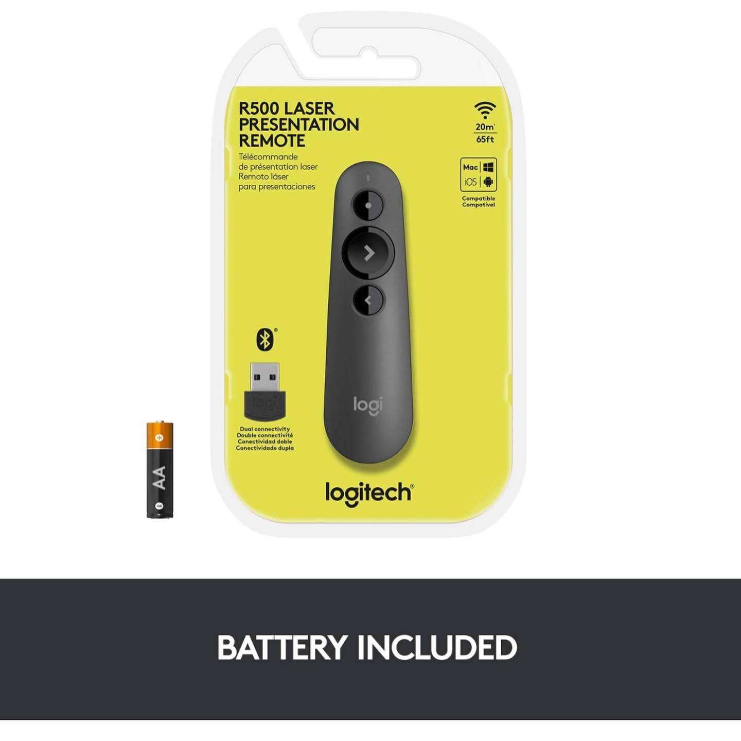 Logitech R500s Bluetooth Presentation Remote - TQ STORE