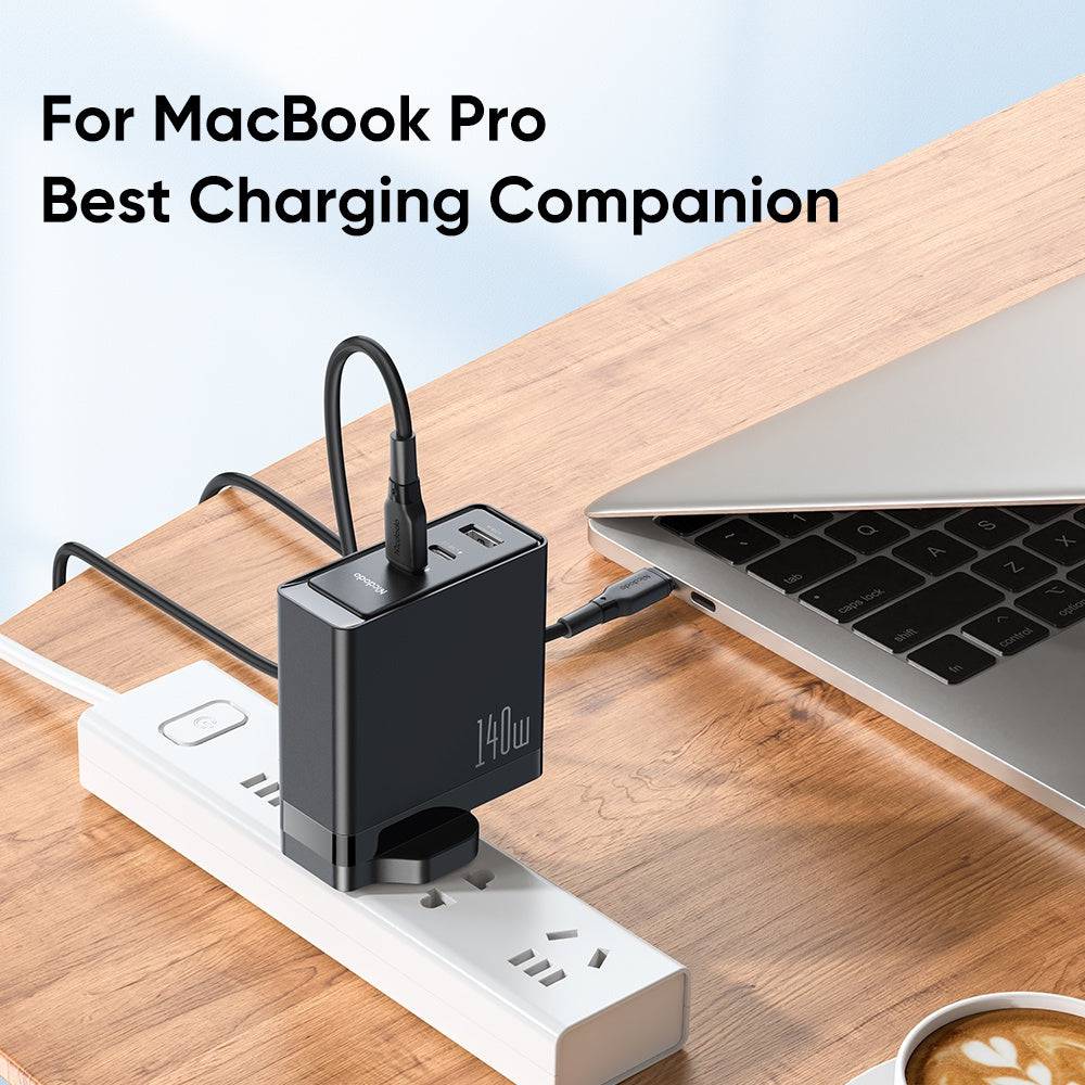 Mcdodo 140W GaN 5 Pro Dual Type-C + USB Fast Charger – Ch-2901
