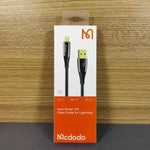 Mcdodo CA-8060 Gold Plated Connectors Auto Power Off Lightning Cable – 1.2 meter - TQ STORE