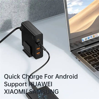 MCDODO CH-180 MDD Type-C PD 100W Fast Charger Station 4-in-1 Desktop GaN Phone Charger - UK Plug