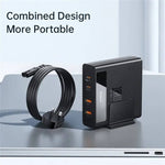 MCDODO CH-180 MDD Type-C PD 100W Fast Charger Station 4-in-1 Desktop GaN Phone Charger - UK Plug - TQ STORE