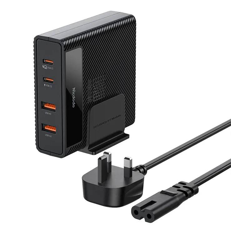 MCDODO CH-180 MDD Type-C PD 100W Fast Charger Station 4-in-1 Desktop GaN Phone Charger - UK Plug - TQ STORE