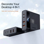 MCDODO CH-180 MDD Type-C PD 100W Fast Charger Station 4-in-1 Desktop GaN Phone Charger - UK Plug - TQ STORE