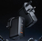 MCDODO GaN 65W Mini Fast Charging 3-ports Wall Charger Phone Adapter (CH-0171) - TQ STORE