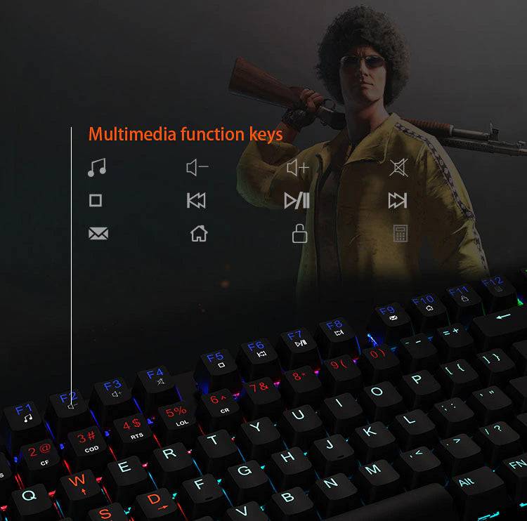 Meetion MK007 LED Mechanical Gaming Keyboard - TQ STORE