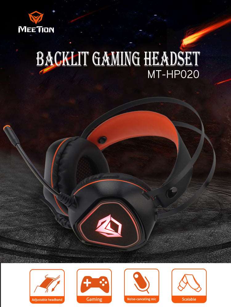 Meetion MT-HP020 Gaming Headset With Mic - TQ STORE
