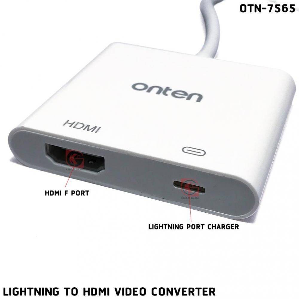 Onten - 7565 Lightning to HDMI Adapter - TQ STORE