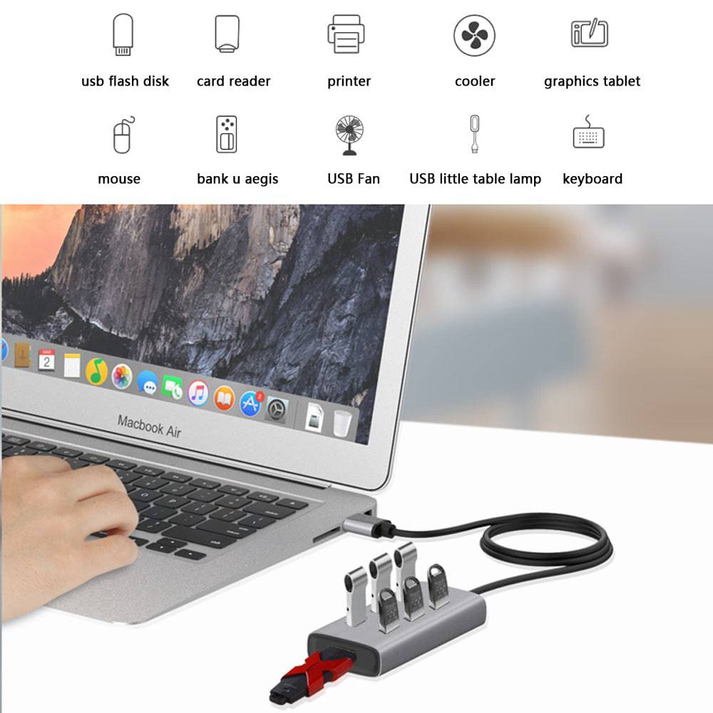 Onten - 8108 USB 3.0 Hub 7 Port - TQ STORE