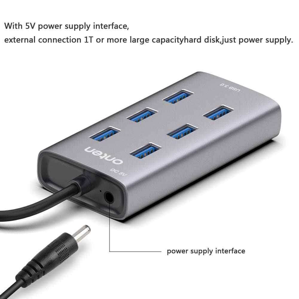 Onten - 8108 USB 3.0 Hub 7 Port - TQ STORE