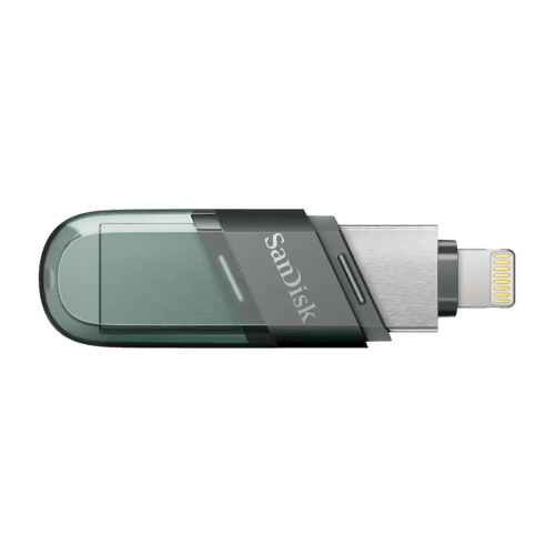 SanDisk 256GB iXpand Flip USB Type-A + Lightning Flash Drive