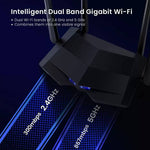 Tenda AC1200 Smart Dual-Band Gigabit WiFi Router - TQ STORE