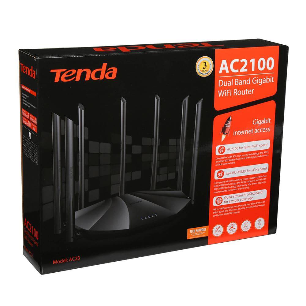 Tenda AC2100 Dual-Band Gigabit Wireless Router - TQ STORE