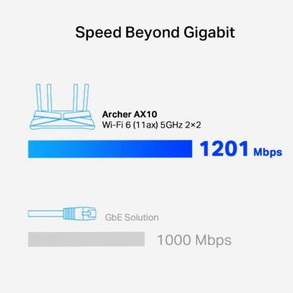 TP Link Archer AX10 AX1500 Wi-Fi 6 Router