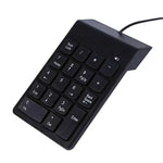 USB Numeric Keypad Mini Number Pad Numpad 18 Keys Keyboard for Laptop Desktop PC Pro , USB Number Pad, Numpad - TQ STORE