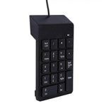 USB Numeric Keypad Mini Number Pad Numpad 18 Keys Keyboard for Laptop Desktop PC Pro , USB Number Pad, Numpad - TQ STORE