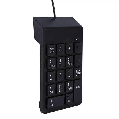 USB Numeric Keypad Mini Number Pad Numpad 18 Keys Keyboard for Laptop Desktop PC Pro , USB Number Pad, Numpad