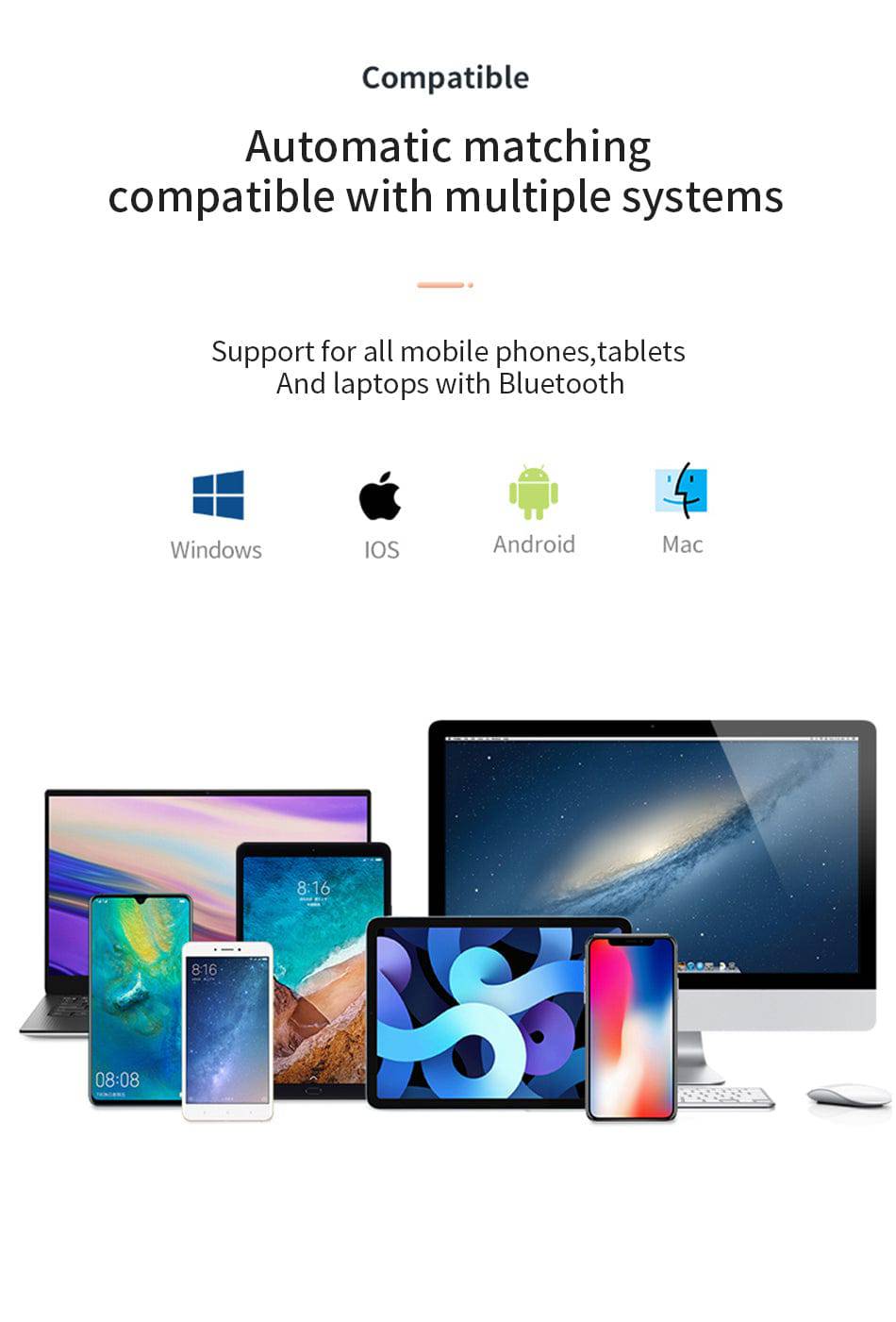 WiWU Mini Fold Wireless Keyboard Arabic English - TQ STORE