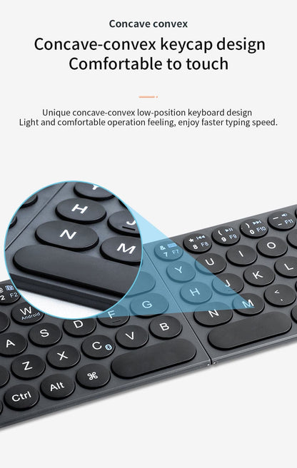 WiWU Mini Fold Wireless Keyboard Arabic English