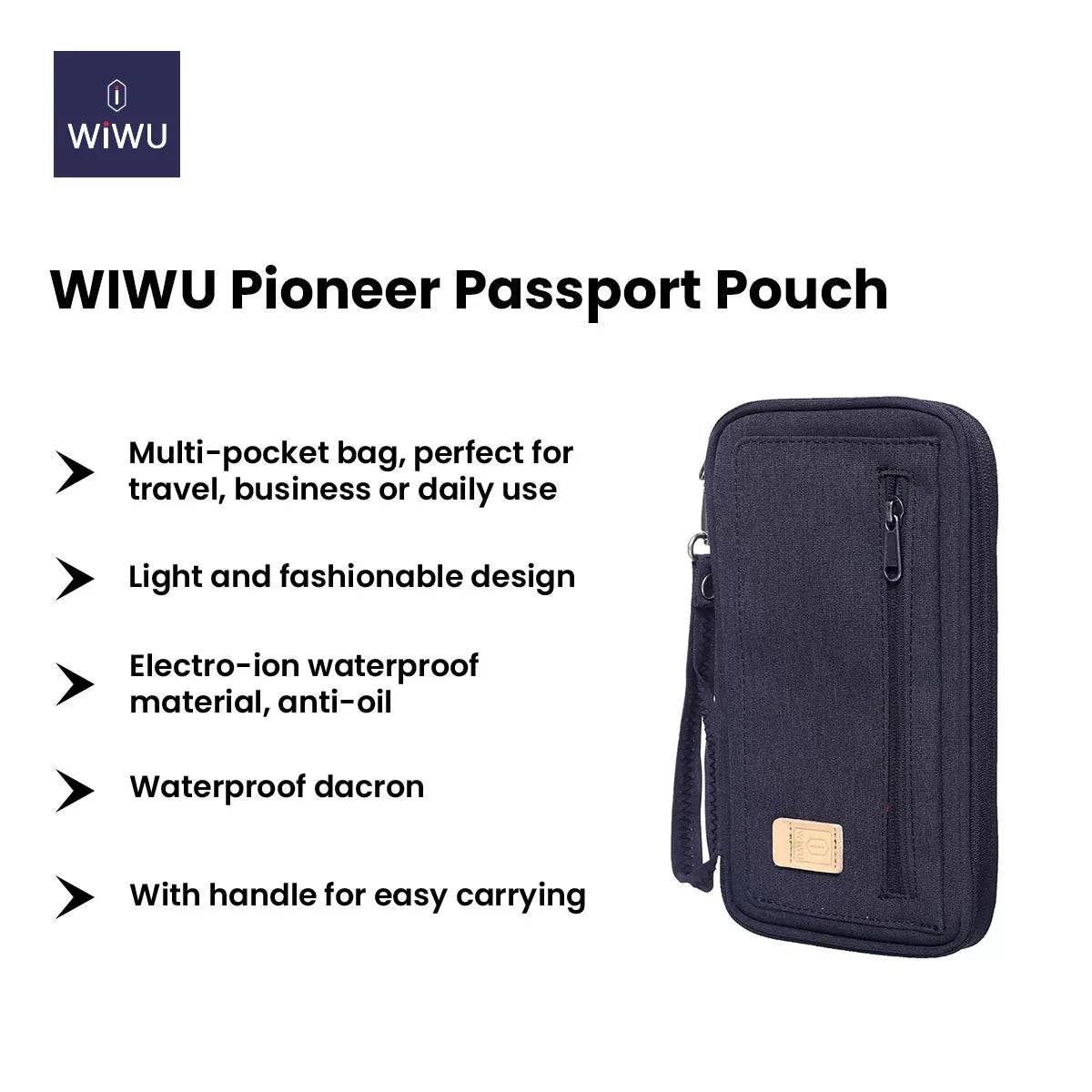 WiWU Pioneer Passport Pouch - TQ STORE