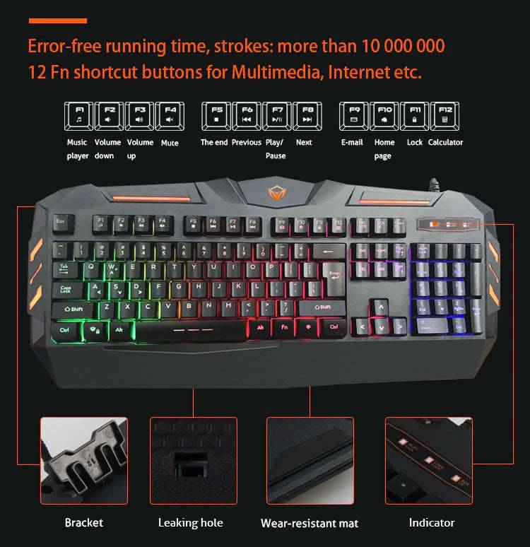 Meetion C500 4in1 Backlit Gaming Combo Kits - TQ STORE