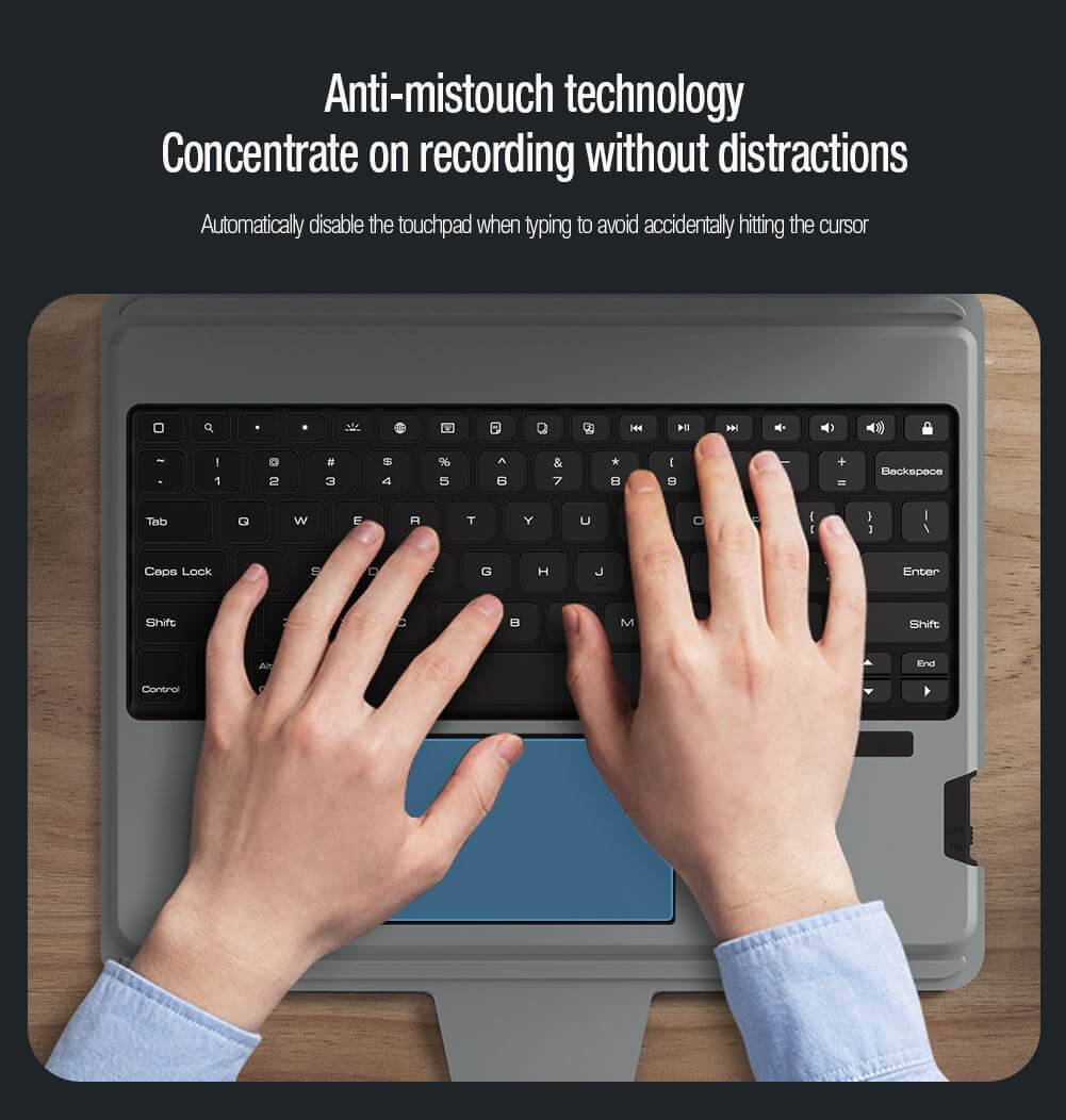 Nillkin Bumper Combo RGB Backlight Keyboard Case for Apple iPad - TQ STORE