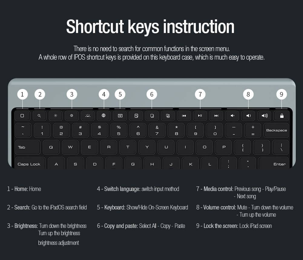 Nillkin Bumper Combo RGB Backlight Keyboard Case for Apple iPad - TQ STORE