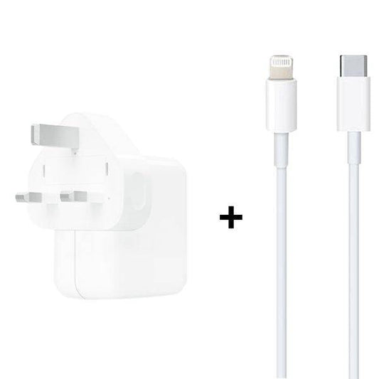 APPLE 30W USB-C POWER ADAPTER + USB-C TO LIGHTNING CABLE (1M)