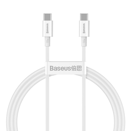 Baseus Type C to Type C Cable 100w 1 meter White