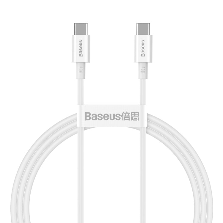 Baseus Type C to Type C Cable 100w 1 meter White