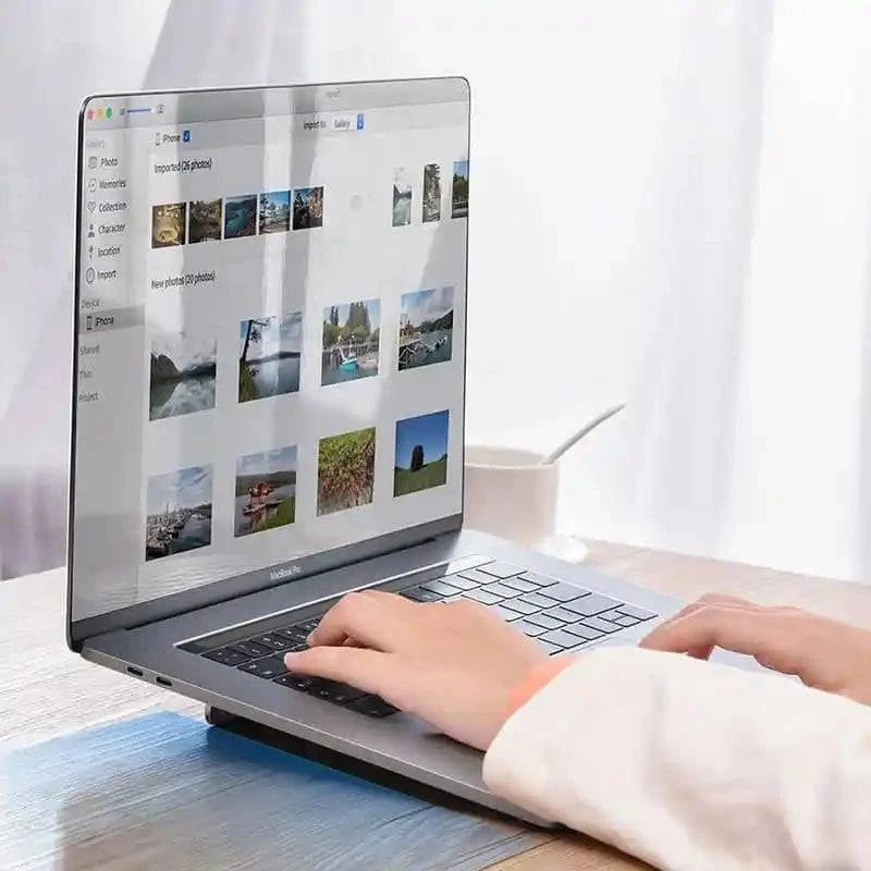 Baseus Papery Notebook Holder for PC, Macbook, iPad SUZC-0G – Dark Gray - TQ STORE