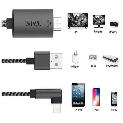 WiWU X7 Lightning to HDMI Cable