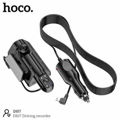 Hoco Di07 Dual Camera Driving Recorder or Dashcam