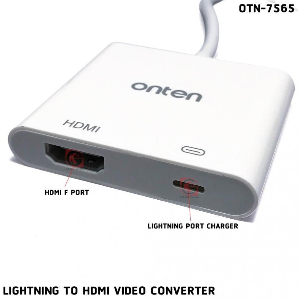 Onten - 7565 Lightning to HDMI Adapter